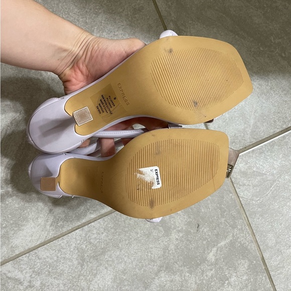 Express light purple/violet strappy heels - Picture 5 of 5